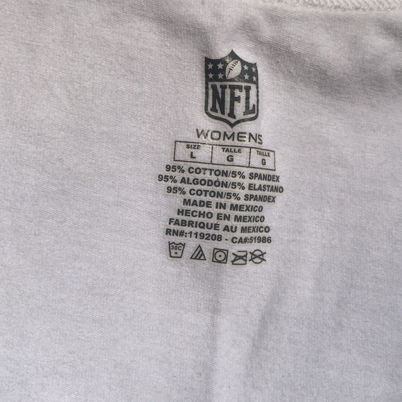 Size large, NFL NY JETS V neck short sleeve shirt - Picture 3 of 5